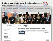 Tablet Screenshot of laborassistanceprofessionals.com